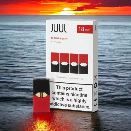 JUUL – Alpine Berry Pods UK – 18 Mg 200 Puffs (4 Pcs)