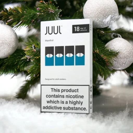 Buy Menthol E-Liquid Juul Pods UK 200 Puffs 18 Mg (4 Pcs)