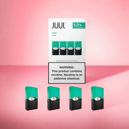Buy juul Mint Pods 50mg in UAE - Get 200 Puffs, 4 Pack Deal