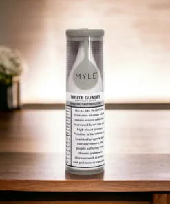 White Gummy MYLÉ Drip Disposable Device