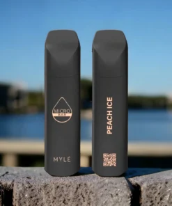 MYLÉ Micro Bar – Peach Ice Disposable Device 1500 Puffs – 2% Nicotine
