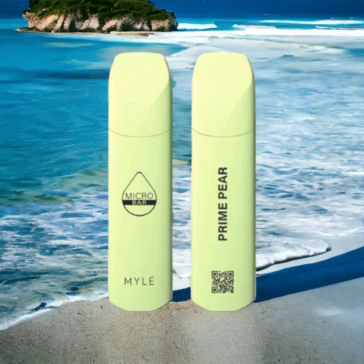 MYLÉ Micro Bar Prime Pear Disposable Device 2% Nicotine 1500 Puffs Vape Gulf Express
