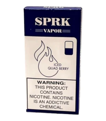 SPRK-VAPOR-Iced-QuadBerry-Pod-Pre-filled-Disposable-Pack-of-4