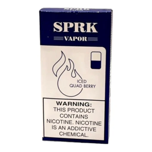 SPRK-VAPOR-Iced-QuadBerry-Pod-Pre-filled-Disposable-Pack-of-4