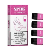 SPRK VAPOR Iced Watermelon Pod Pre filled Disposable (Pack of 4)