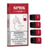SPRK-VAPOR-Red-Apple-Pod-Pre-filled-Disposable-Pack-of-4